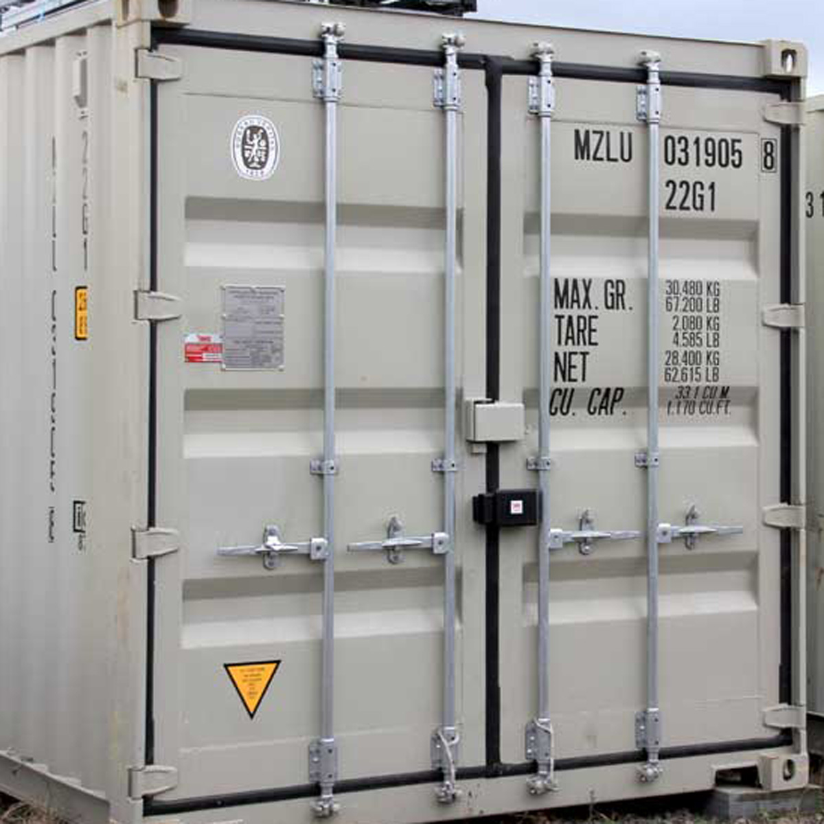 Festverschraubtes Containerschloss - VdS zertifiziert / Containerverriegelung