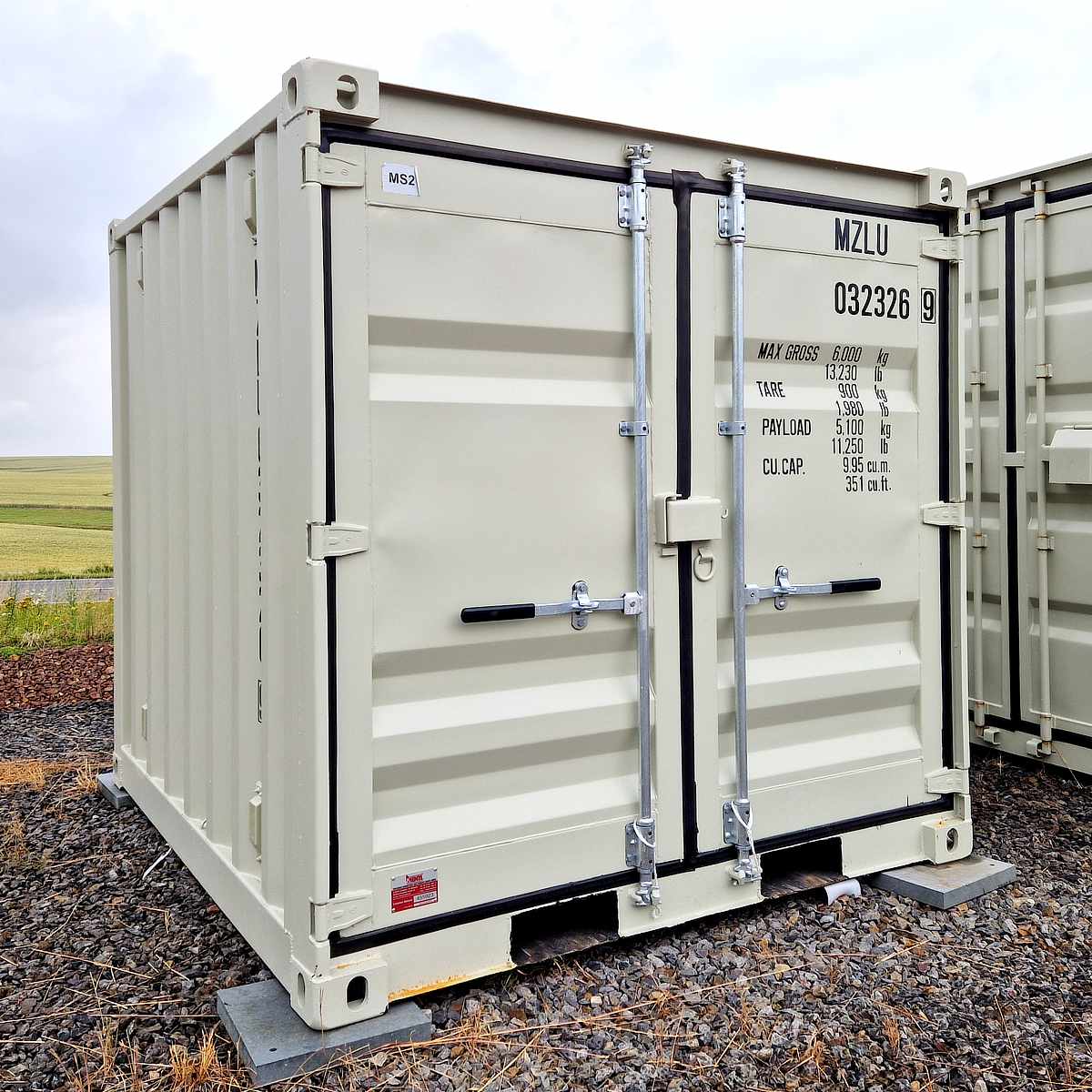 Seecontainer 8 Fuß - 2,4 x 2,2 m - Premiumqualität - NEU - kleiner Lagercontainer
